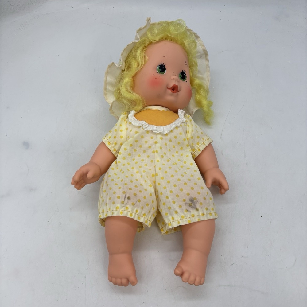 Vintage 1982 Lemon Meringue Baby Doll Kenner American Greetings Blow a Kiss 13"